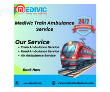 Medivic Train Ambulance in Darbhanga helps to transport your Loved Ones Safely