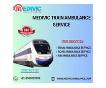 Medivic provides Excellent Train Ambulance with ICU support in Lucknow