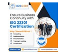 ISO 22301 Certification in Bangalore