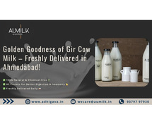 Golden Goodness of Gir Cow Milk – Freshly Delivered in Ahmedabad!