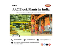 AAC Block Plants in India | +91 76759 89961 | Buildmate