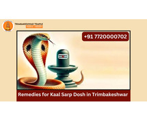 Remedies for Kaal Sarp Dosh in Trimbakeshwar