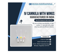 IVcannula with wings Manufacturer- Denex International