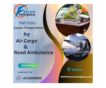 FALC Emergency Dead Body Ambulance in Bangalore is available by Air and Road