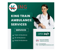 Choose a safe journey with King Train Ambulance Service in Jamshedpur