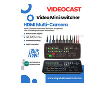 HDMI Multi-Camera Video Mini switcher Mixer for Live Streaming