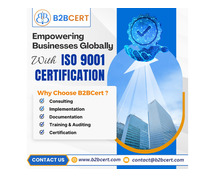 ISO 9001 Certification in Bangalore