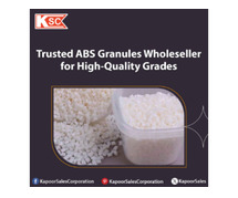 Kapoor Sales – Trusted ABS Granules Wholeseller for High-Quality Grades