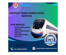 Medivic Train Ambulance Service In Jamshedpur can transfer every patient