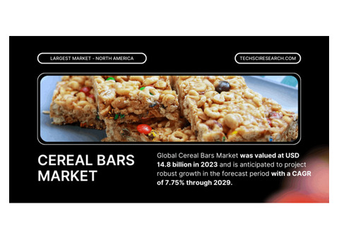 Cereal Bars Market Trends: Key Insights, Size, and Growth Drivers with a CAGR of {7.75%}