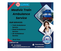 Medivic train ambulance in Darbhanga always save the lives of patients during transfer