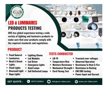 Luminaries LED Bulb Testing Labs in Mumbai