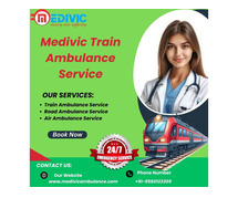 Medivic Train Ambulance in Dibrugarh Effectively Helps Patients in Emergencies