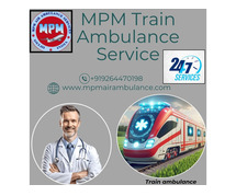 Hire MPM Train Ambulance in Varanasi with modern medical tools