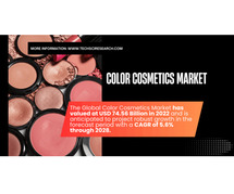 Color Cosmetics Market Size & Share: [USD 74.56 Billion], Projecting [5.6% CAGR]