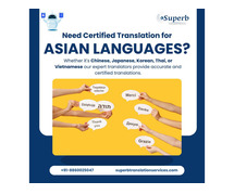 Get Asian Languages Translation Services