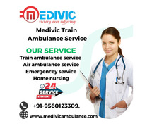 Book the best Medivic Train Ambulance Services in Varanasi with Life-Care Doctor