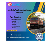 Medivic Train Ambulance Services in Allahabad offers competitively priced relocation help