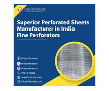 Superior Perforated Sheets Manufacturer in India – Fine Perforators