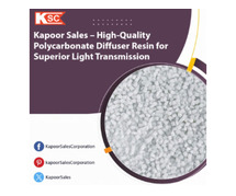 Kapoor Sales – High-Quality Polycarbonate Diffuser Resin for Superior Light Transmission