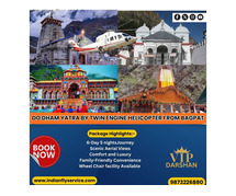 Do Dham Yatra  by Twin Engine Helicopter from Bagpat