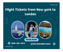 Book Affordable Flight Tickets from New York to London with Travelo1