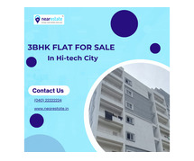 3BHK Flat For Sale In Hi-tech City | Hyderabad | 96 Lacs - Nearestate