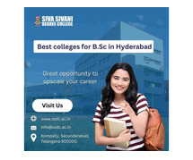 Best colleges for BSc in Hyderabad | 98498 60865 | SSDC