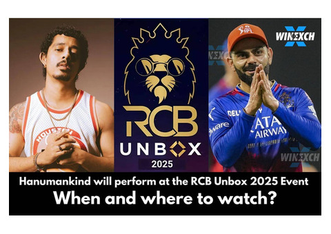 Hanumankind will perform at the RCB Unbox 2025 event: When and where to watch?