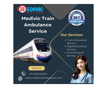 The Medivic Train Ambulance Service in Dibrugarh effectively looks after patients