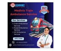 Medivic Train Ambulance Service in Allahabad provides the best care facilities to the patients