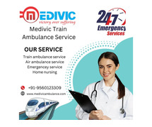 Single-Out Medivic Train Ambulance in Silchar for Reasonably Cost and Safety Shifting