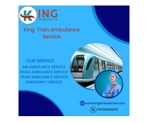 King Train Ambulance Service in Lucknow cooperates with patients