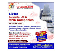 Verified Indian MNC Companies List - 99Datacd