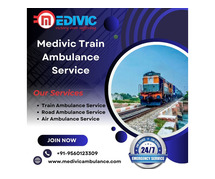 Medivic train ambulance in Allahabad is always ready to treat patients