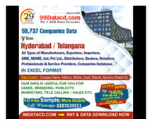 Top Hyderabad Companies list - 99Datacd