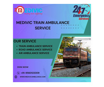 Medivic train ambulance service in Jamshedpur is very beneficial for patients