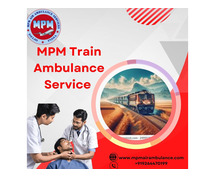 Booking of MPM Train Ambulance in Ranchi is very quick and simple