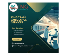 King Train Ambulance, Guwahati has paramedics and EMTs available