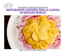 Authentic Dining Experience at Ristorante Osteria Della Capra in Reggio Emilia