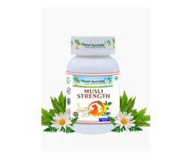 Boost Strength Naturally - Musli Strength Capsules By Planet Ayurveda