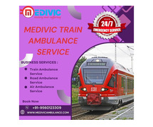 Medivic Train Ambulance in Dibrugarh provides all kinds of facilities in emergencies