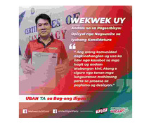 Wekwek Uy Officially Files for Vice Mayor Candidacy: A Call for Unity and Progress in Iligan City