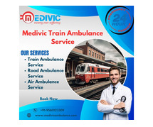 Medivic Train Ambulance in Allahabad provides Medical Care on Trains