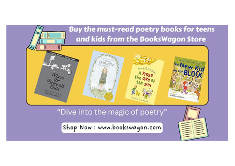 Buy the must-read poetry books for teens and kids from the BooksWagon Store