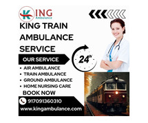 King Train Ambulance Service in Kolkata provides best health care to patients