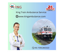 Get the Safest Train Ambulance in Jamshedpur with Medical Facilities from King