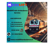 Opt for Medilift Train Ambulance in Bangalore for any Patient Transfer Needs