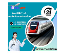 Medilift Train Ambulance in Ranchi is tailored to the Needs of the Patient