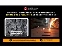 Industrial Grade Ferro Silicon Magnesium – FeSiMg 8-10 & FeSiMg 6-8 at Competitive Prices!